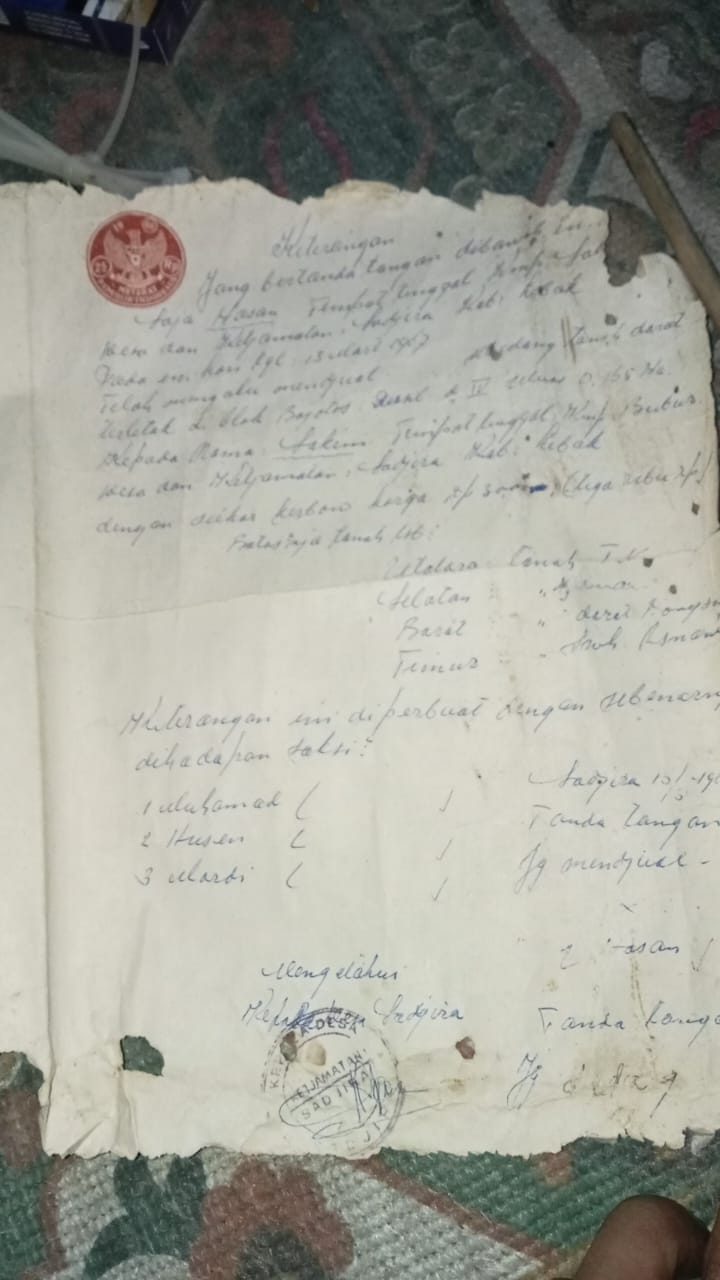 Diduga Kepala Desa Sindangsari Melakukan Penyerobotan Tanah Diduga Kepala Desa Sindangsari Melakukan Penyerobotan Tanah