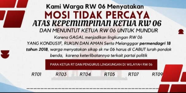 Mosi Tidak Percaya Mosi Tidak Percaya