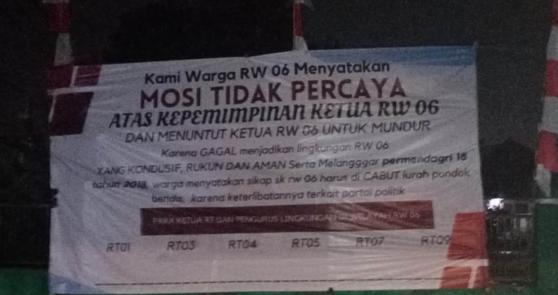 MTP RW 06 Pondok Benda MTP RW 06 Pondok Benda