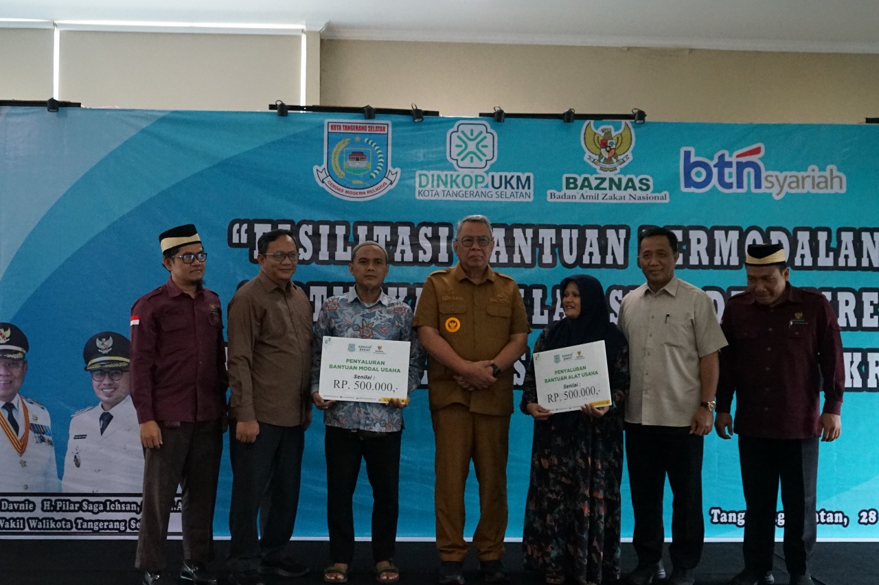 BAZNAS dan Pemkot Tangsel Salurkan Bantuan Modal UMKM Lewat Program Pecimas BAZNAS dan Pemkot Tangsel Salurkan Bantuan Modal UMKM Lewat Program Pecimas