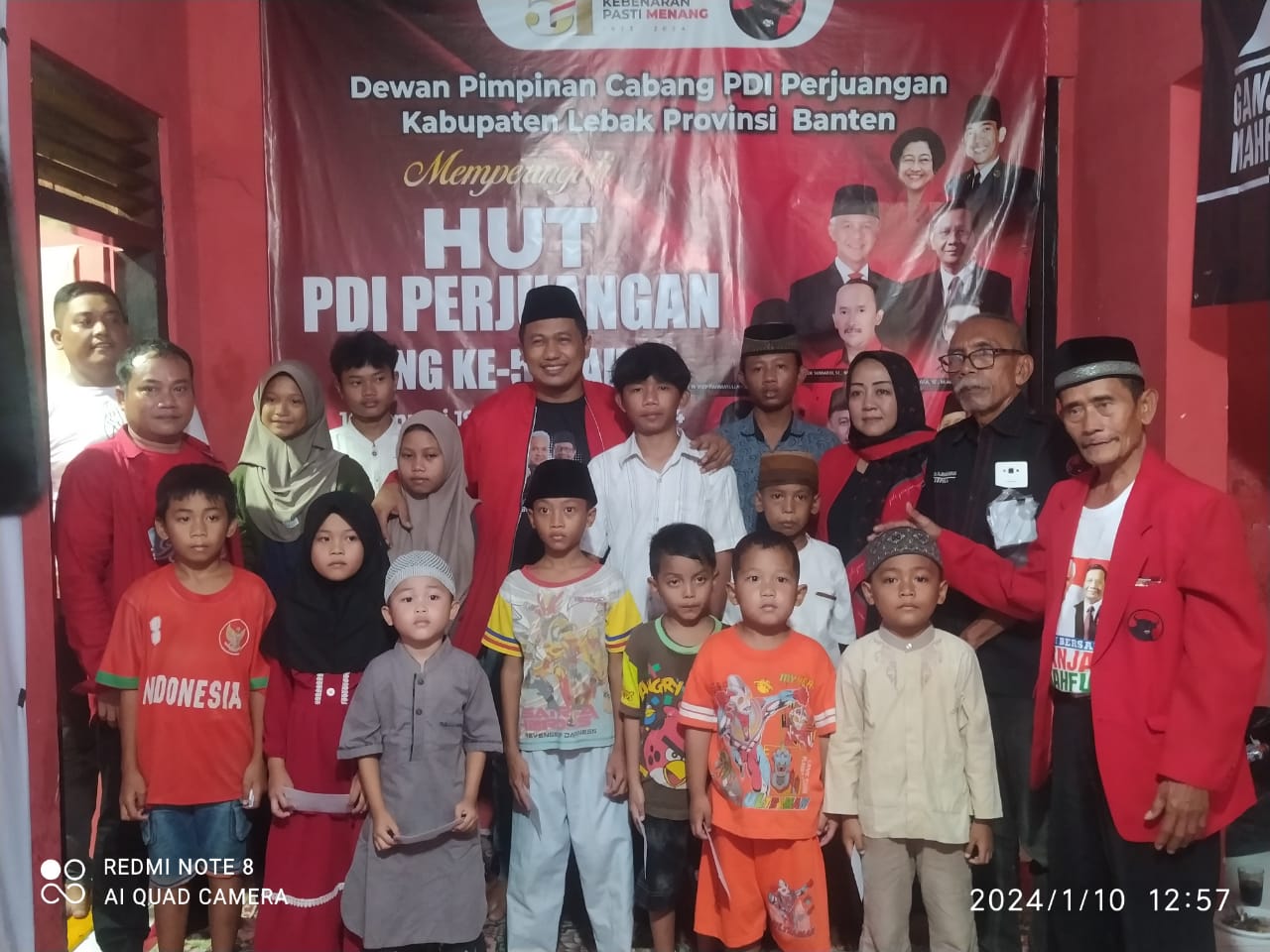 PDIP HUT Ke-51, DPC PDIP LEBAK Optimis Raih Suara Pilpres 2024 Lebih 50% PDIP HUT Ke-51, DPC PDIP LEBAK Optimis Raih Suara Pilpres 2024 Lebih 50%