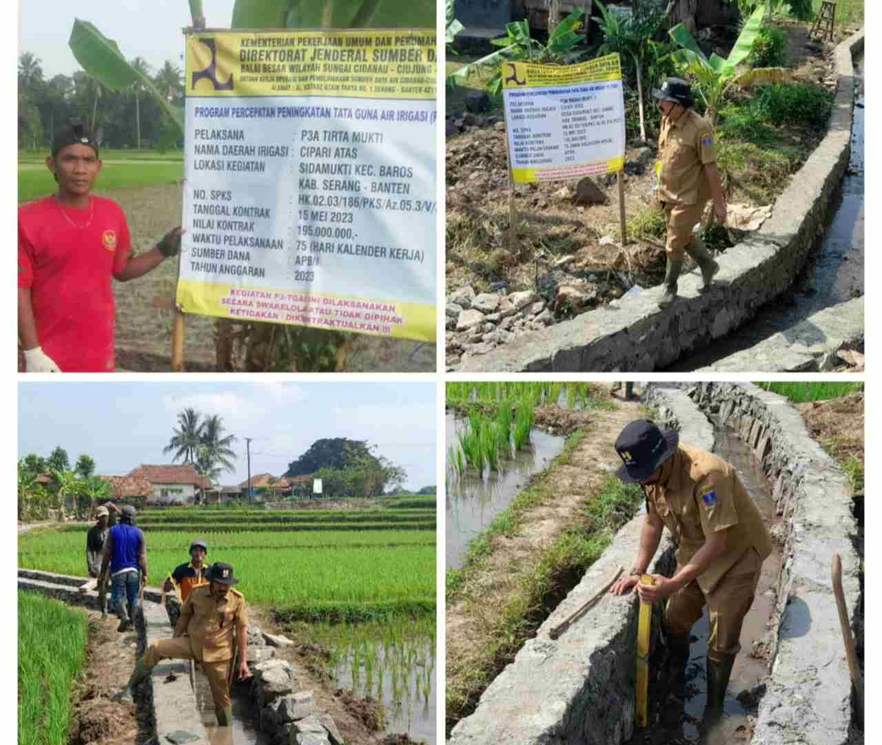 Impian Petani Dalam Pembangunan Irigasi Kini Terkabulkan Impian Petani Dalam Pembangunan Irigasi Kini Terkabulkan