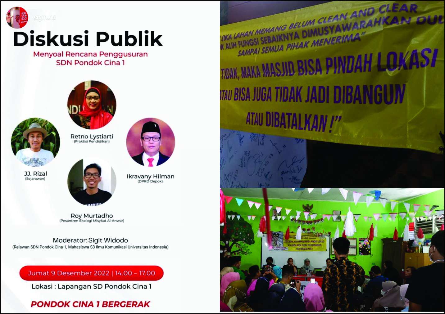 Mirisnya Dunia Pendidikan Gedengan Rencana Penggusuran SDN Pondok Cina 1 Mirisnya Dunia Pendidikan Gedengan Rencana Penggusuran SDN Pondok Cina 1