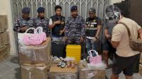 TNI AL dan Bea Cukai Nunukan Gagalkan Penyelundupan Barang Branded Asal Malaysia TNI AL dan Bea Cukai Nunukan Gagalkan Penyelundupan Barang Branded Asal Malaysia
