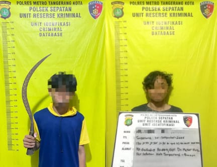 Remaja Dibekuk Polsek Sepatan Polres Metro Tangerang Kota, Kanit Reskrim: Salah Satunya DPO Remaja Dibekuk Polsek Sepatan Polres Metro Tangerang Kota, Kanit Reskrim: Salah Satunya DPO