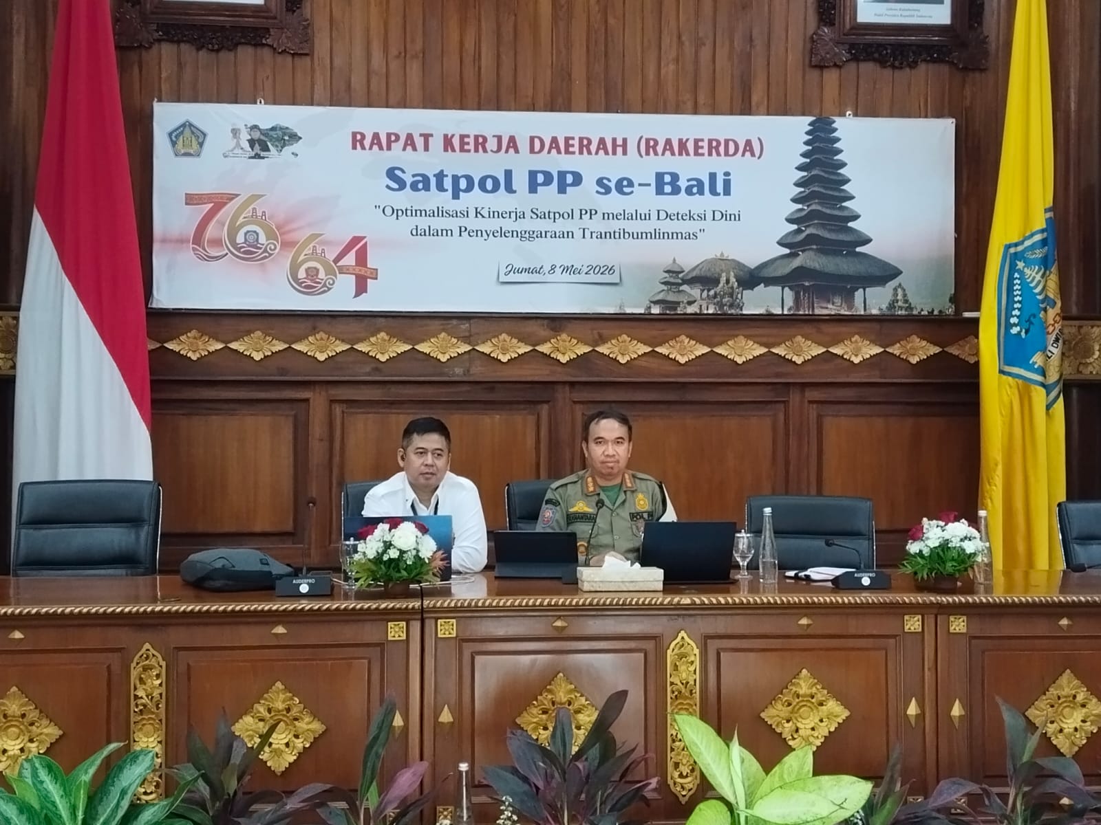 Rakerda Satpol PP se Bali, Agung Endrawan Soroti Utamakan Deteksi Dini Pencegahan Trantibum Rakerda Satpol PP se Bali, Agung Endrawan Soroti Utamakan Deteksi Dini Pencegahan Trantibum