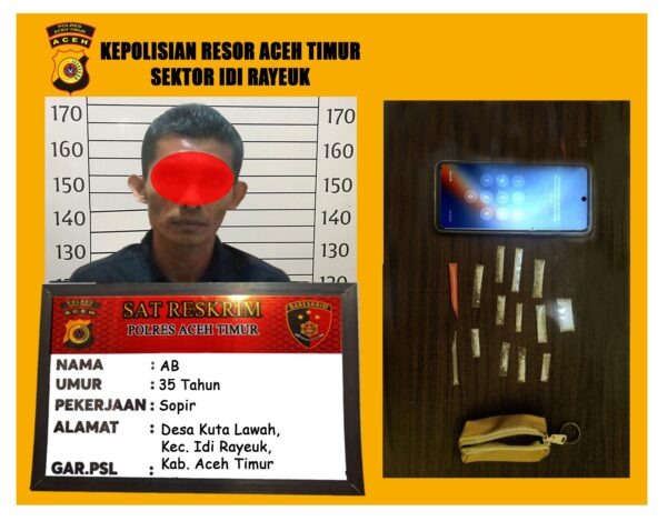 Personel Polsek Idi Rayeuk Sita 12 Paket Sabu Siap Edar, Berhasil Peredaran Digagalkan Personel Polsek Idi Rayeuk Sita 12 Paket Sabu Siap Edar, Berhasil Peredaran Digagalkan