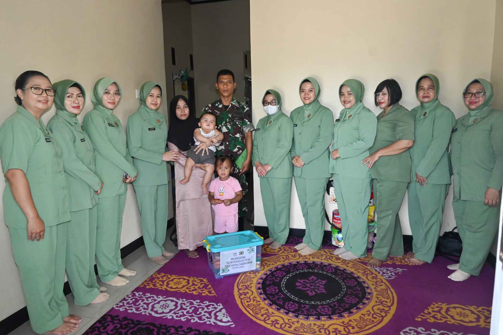 Persit KCK Koorcabrem 063 PD III/Slw Gelar Anjangsana dalam Rangka HUT ke-80 Persit KCK Tahun 2026 Persit KCK Koorcabrem 063 PD III/Slw Gelar Anjangsana dalam Rangka HUT ke-80 Persit KCK Tahun 2026