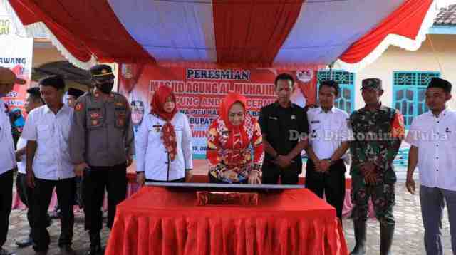 Resmikan Masjid Agung Al Muhajirin Resmikan Masjid Agung Al Muhajirin