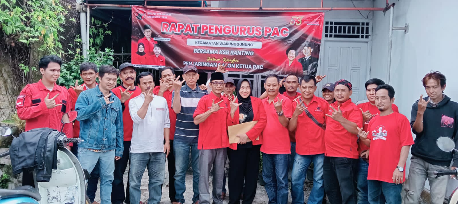 PAC PDI-P Kecamatan Warunggunung Gelar Rapat Pengurus Bersama KSB Ranting PAC PDI-P Kecamatan Warunggunung Gelar Rapat Pengurus Bersama KSB Ranting