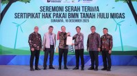 Grup Pertamina Hulu Indonesia Sertifikatkan Jalur Pipa dan Lokasi Pengeboran Migas Grup Pertamina Hulu Indonesia Sertifikatkan Jalur Pipa dan Lokasi Pengeboran Migas