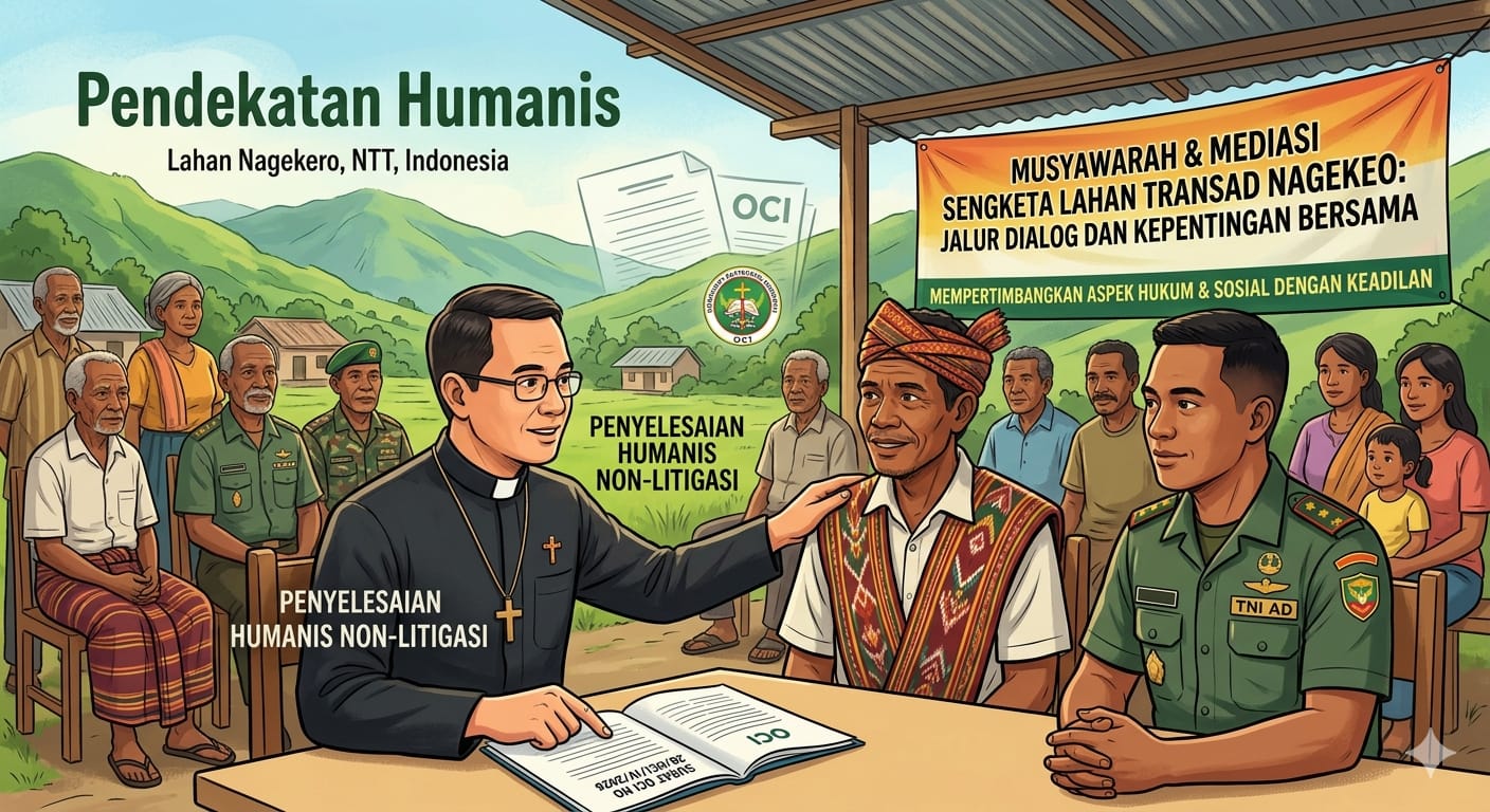 OCI Dorong Penyelesaian Humanis Sengketa Lahan Transad di Nagekeo OCI Dorong Penyelesaian Humanis Sengketa Lahan Transad di Nagekeo