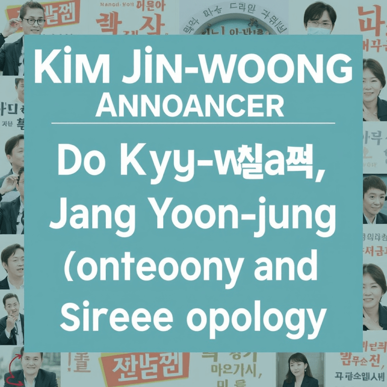 김진웅ผู้ประกาศข่าว ชี้แจงปัญหาความขัดแย้งในการพูดของโดคยองวานและจางยุนจอง และการขอโทษอย่างจริงใจ 김진웅ผู้ประกาศข่าว ชี้แจงปัญหาความขัดแย้งในการพูดของโดคยองวานและจางยุนจอง และการขอโทษอย่างจริงใจ