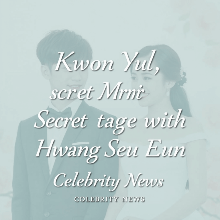 กวอนยุล แต่งงานลับกับน้องสาวของฮวังซึงออน… ความงามที่คล้ายยูเล่ยปี้เป็นที่กล่าวถึง | ข่าวบันเทิง กวอนยุล แต่งงานลับกับน้องสาวของฮวังซึงออน… ความงามที่คล้ายยูเล่ยปี้เป็นที่กล่าวถึง | ข่าวบันเทิง