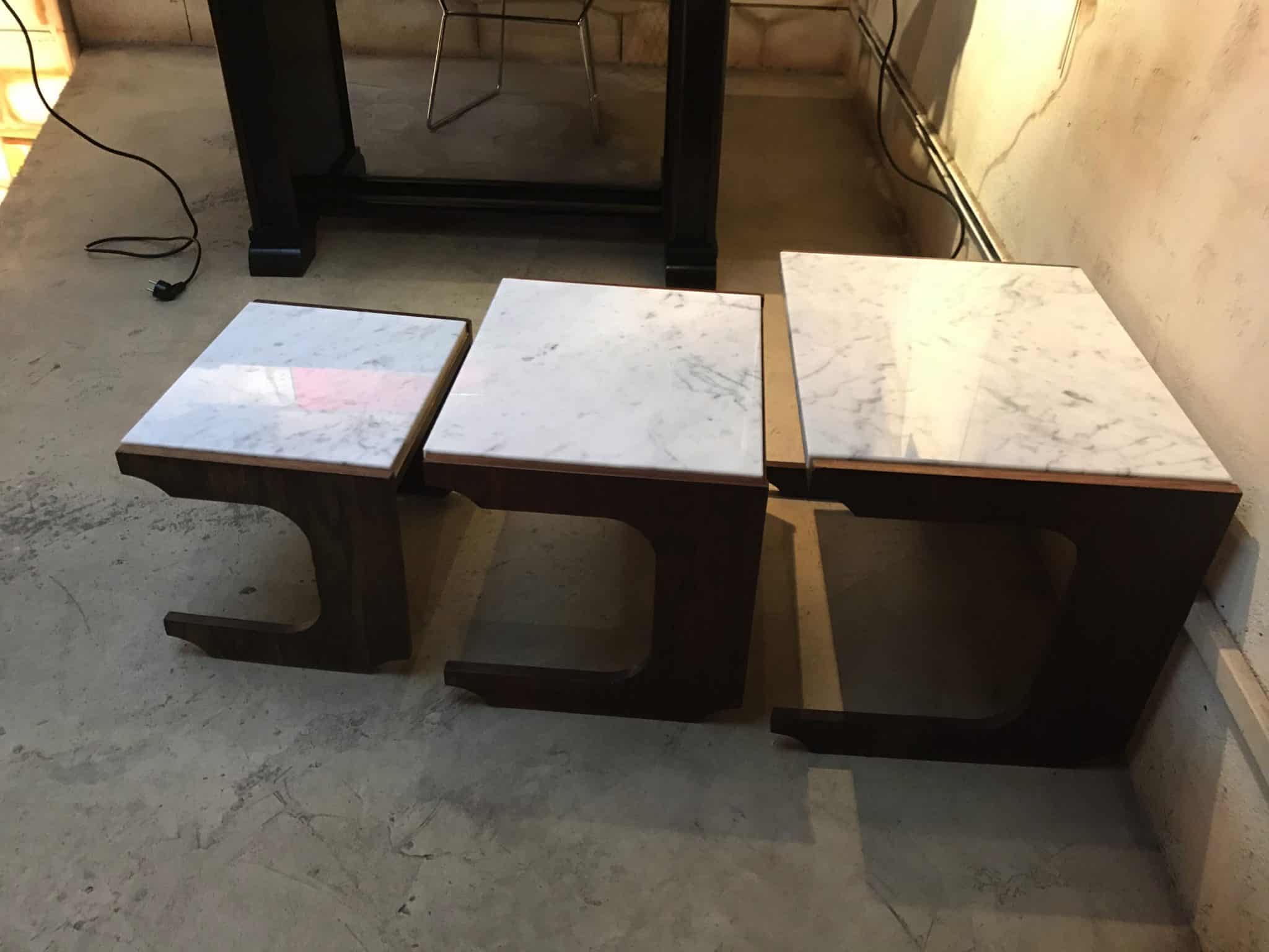 3 consoles Gigognes Scandinaves