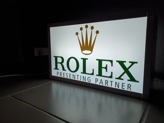 Double-sided Rolex Sign – Enseigne publicitaire – Aluminium, Plastique