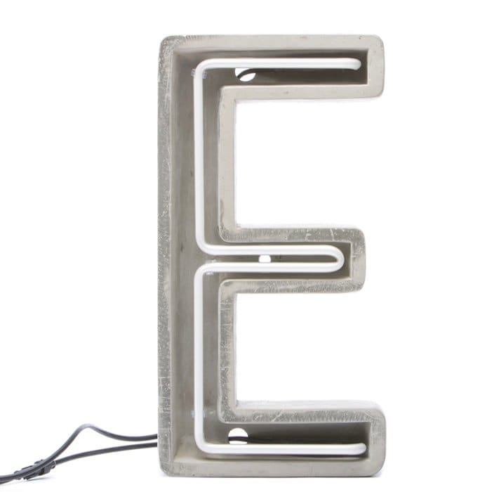 BBMDS – Seletti – Applique murale, Lampe de table, Lampe néon (1) – Verre, Béton – Enchères