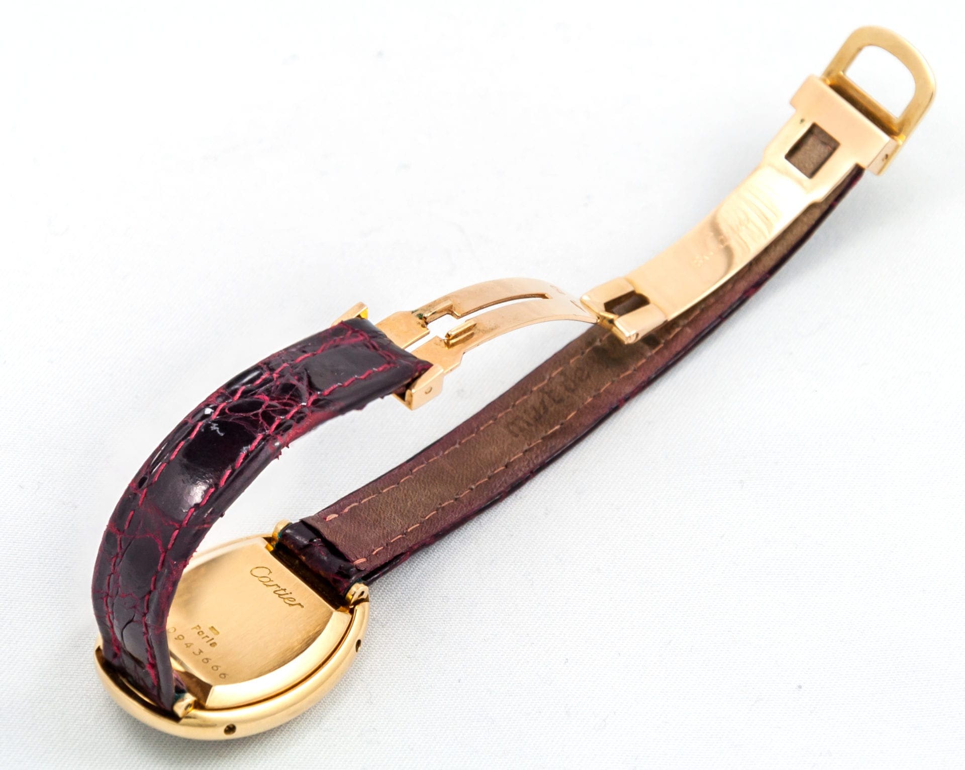 CARTIER – Montre Baignoire or jaune modèle « Petite »