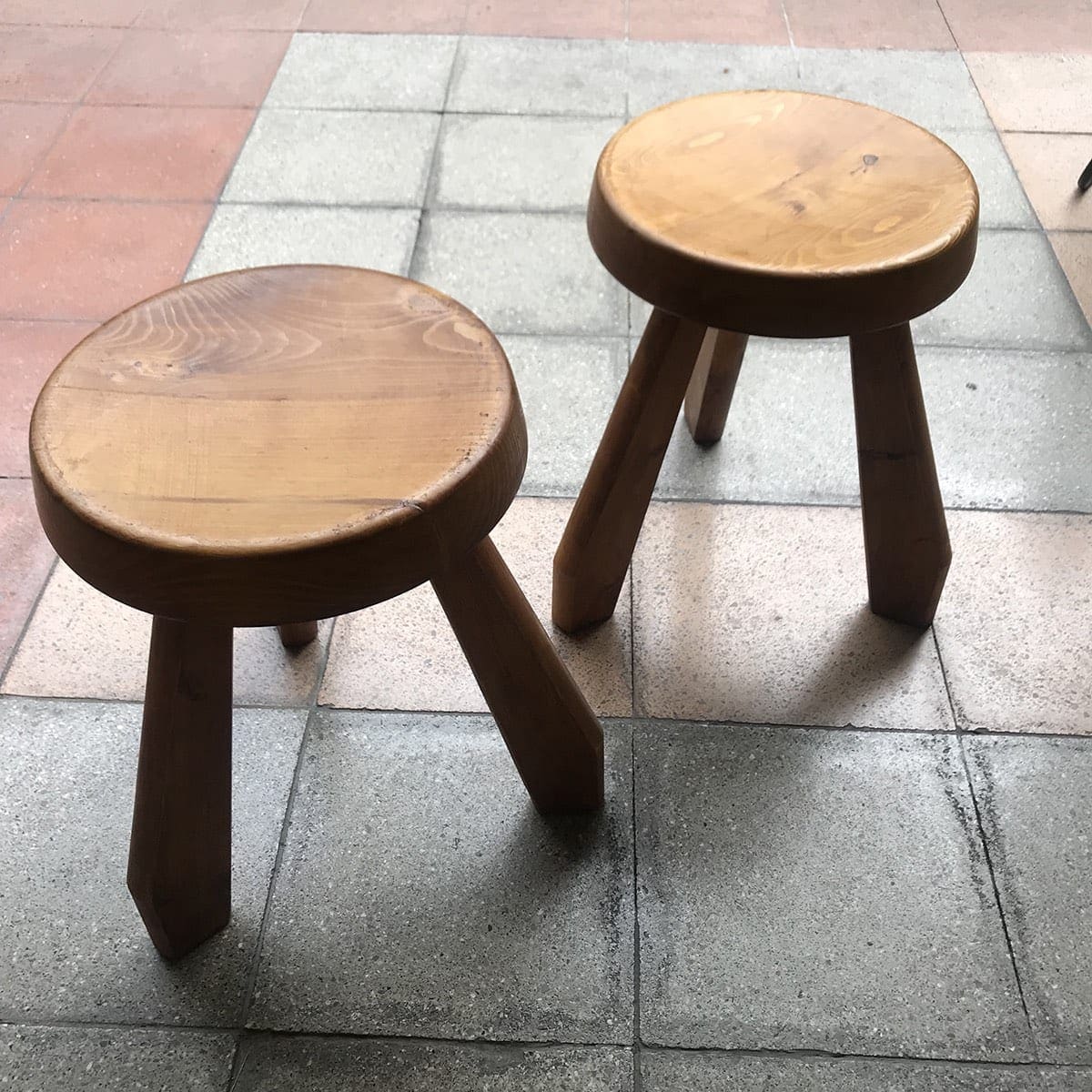 Charlotte Perriand – Tabouret modèle Sandoz  – Circa 1962