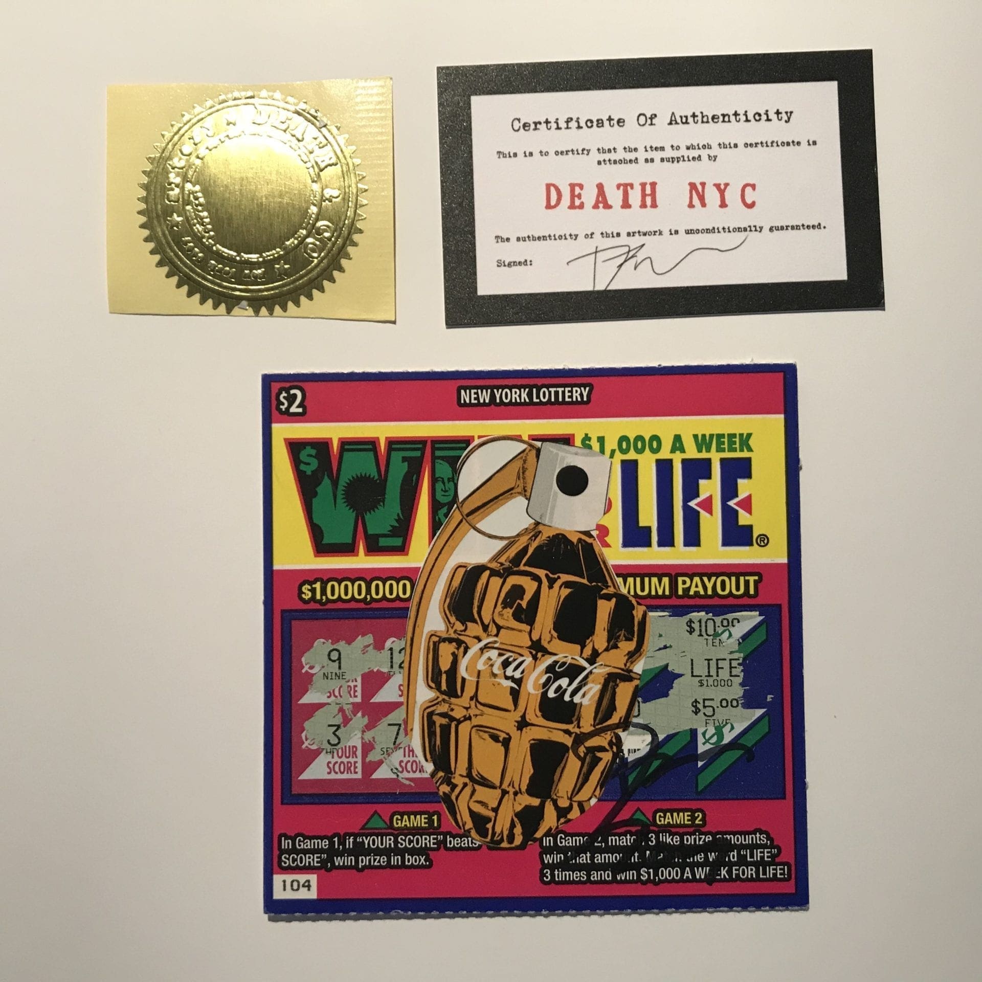 Death NYC – Coca Grenade Lottery