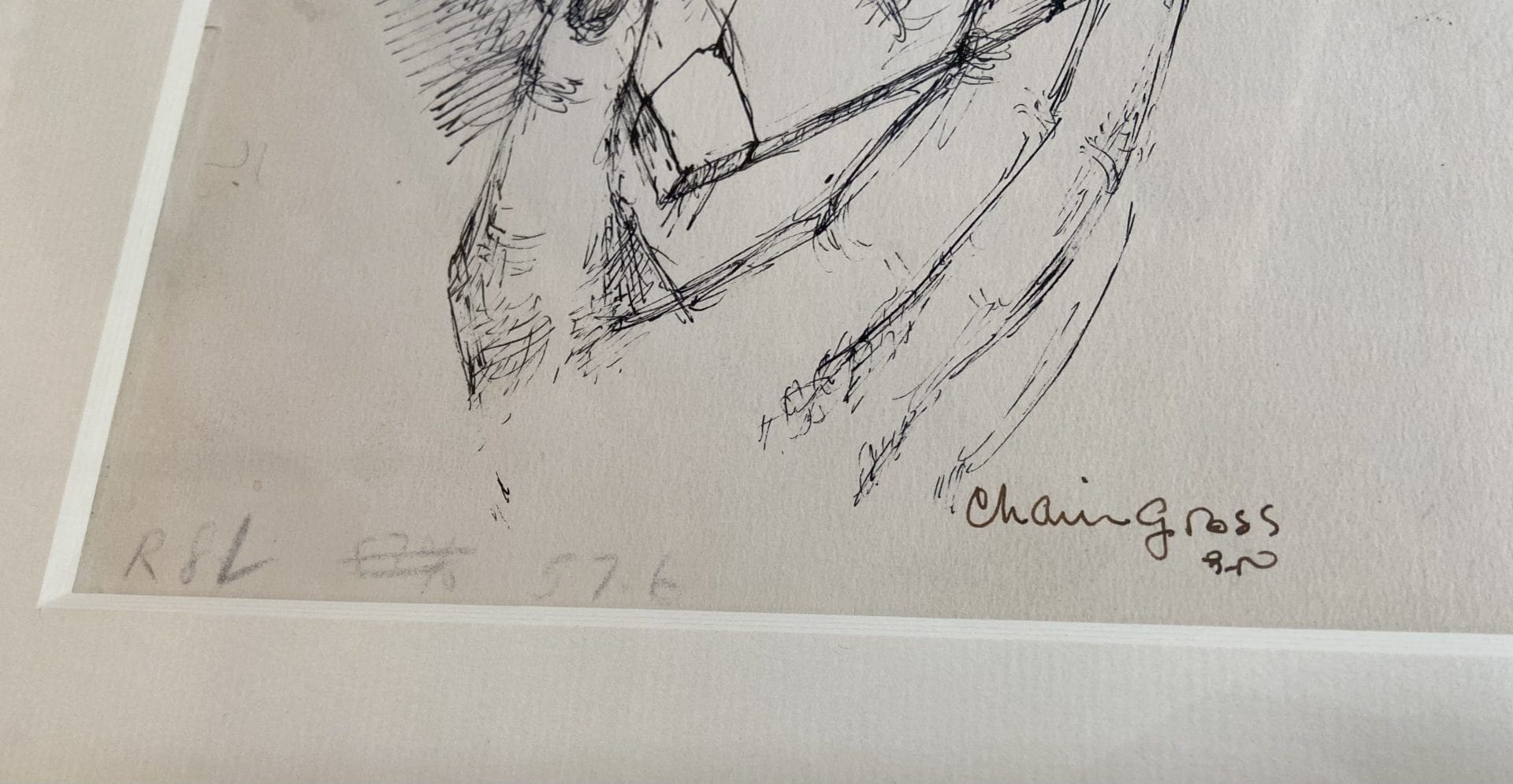 Chaim Gross – Composition avec visages – 1942