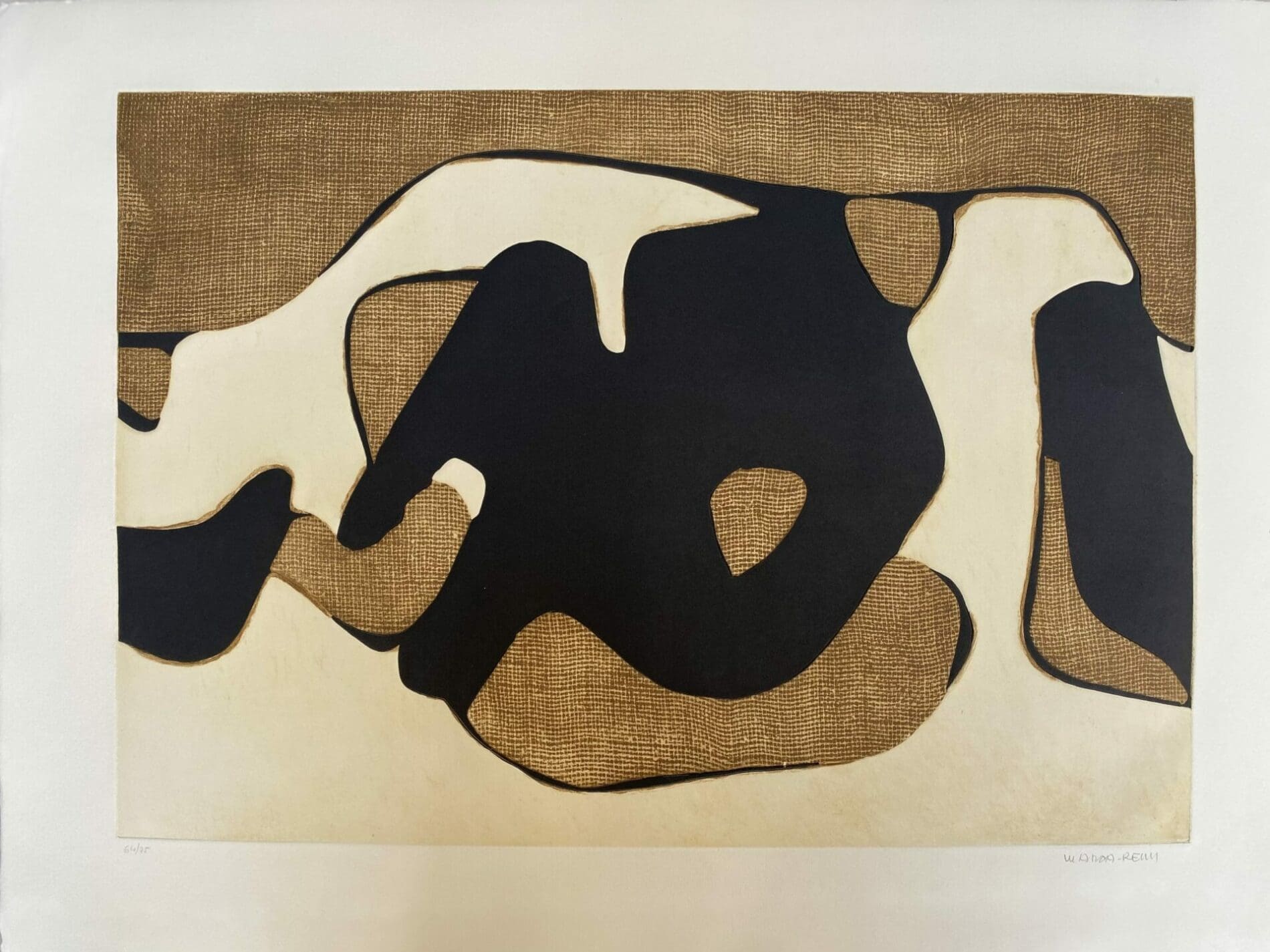 Conrad Marca-Relli – Composition 2 – Numéroté 64/75 – 1977