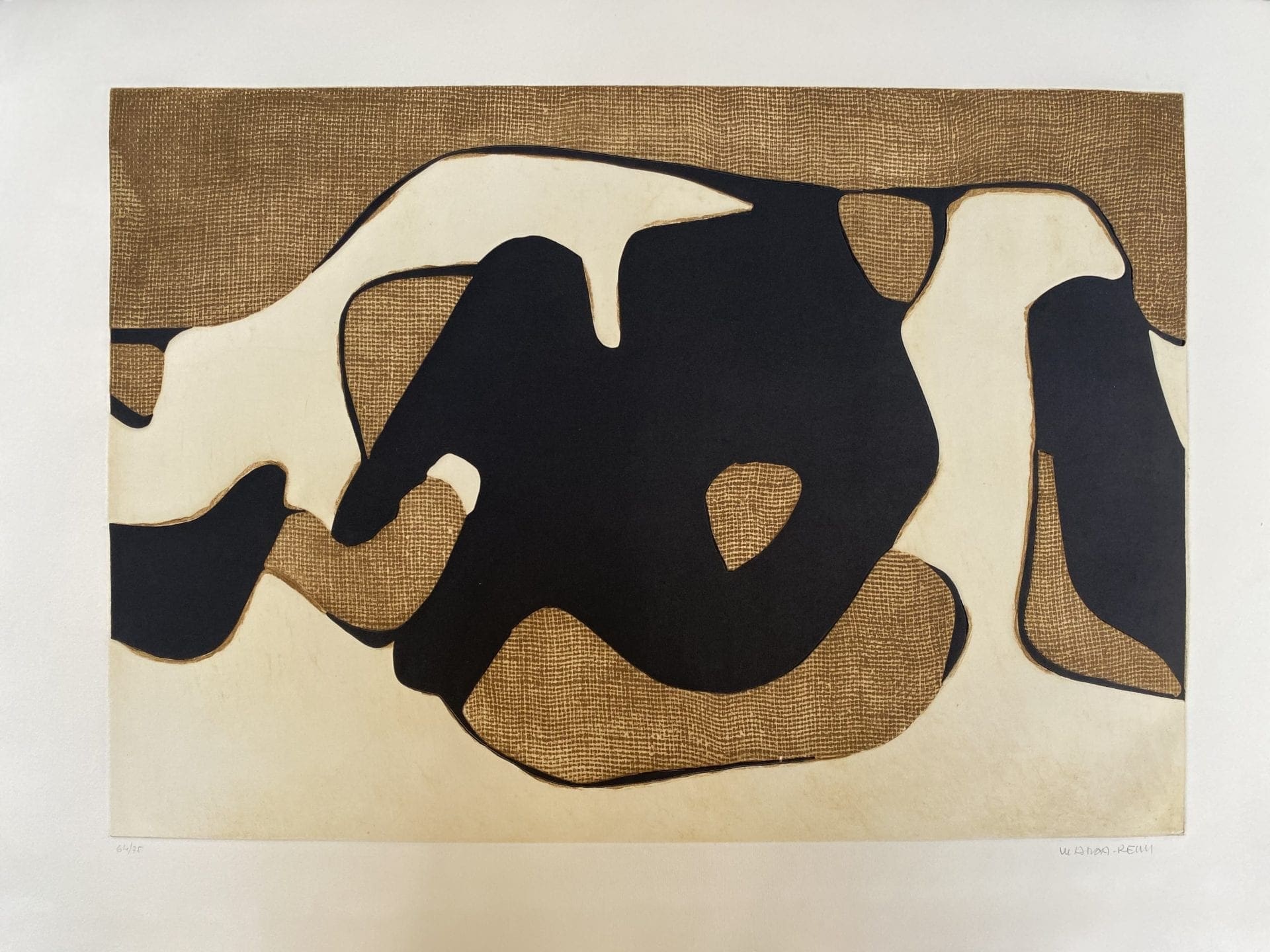 Conrad Marca-Relli – Composition 2 – Numéroté 64/75 – 1977