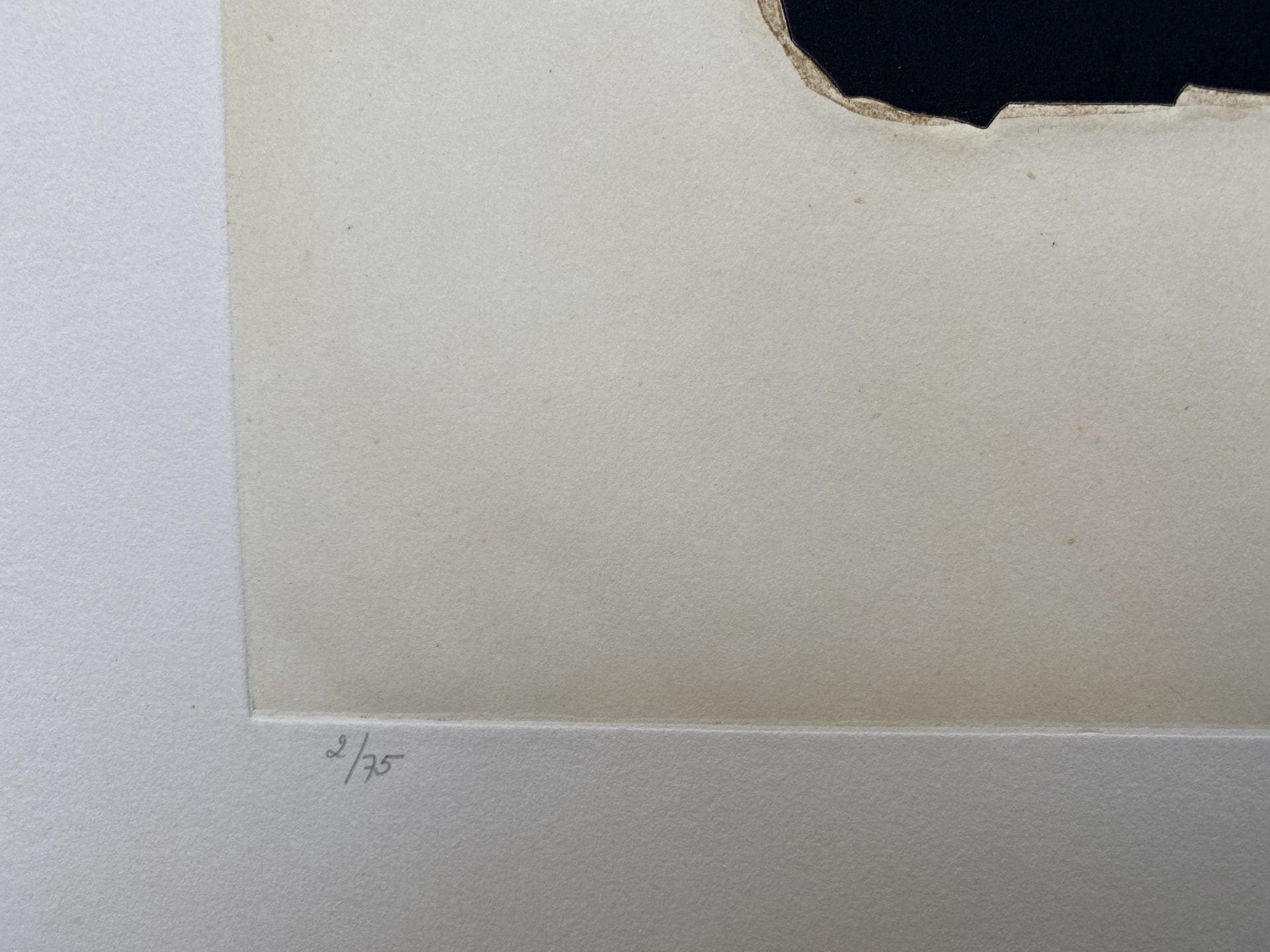 Conrad Marca-Relli – Composition 4 – Numéroté 2/75 – 1977
