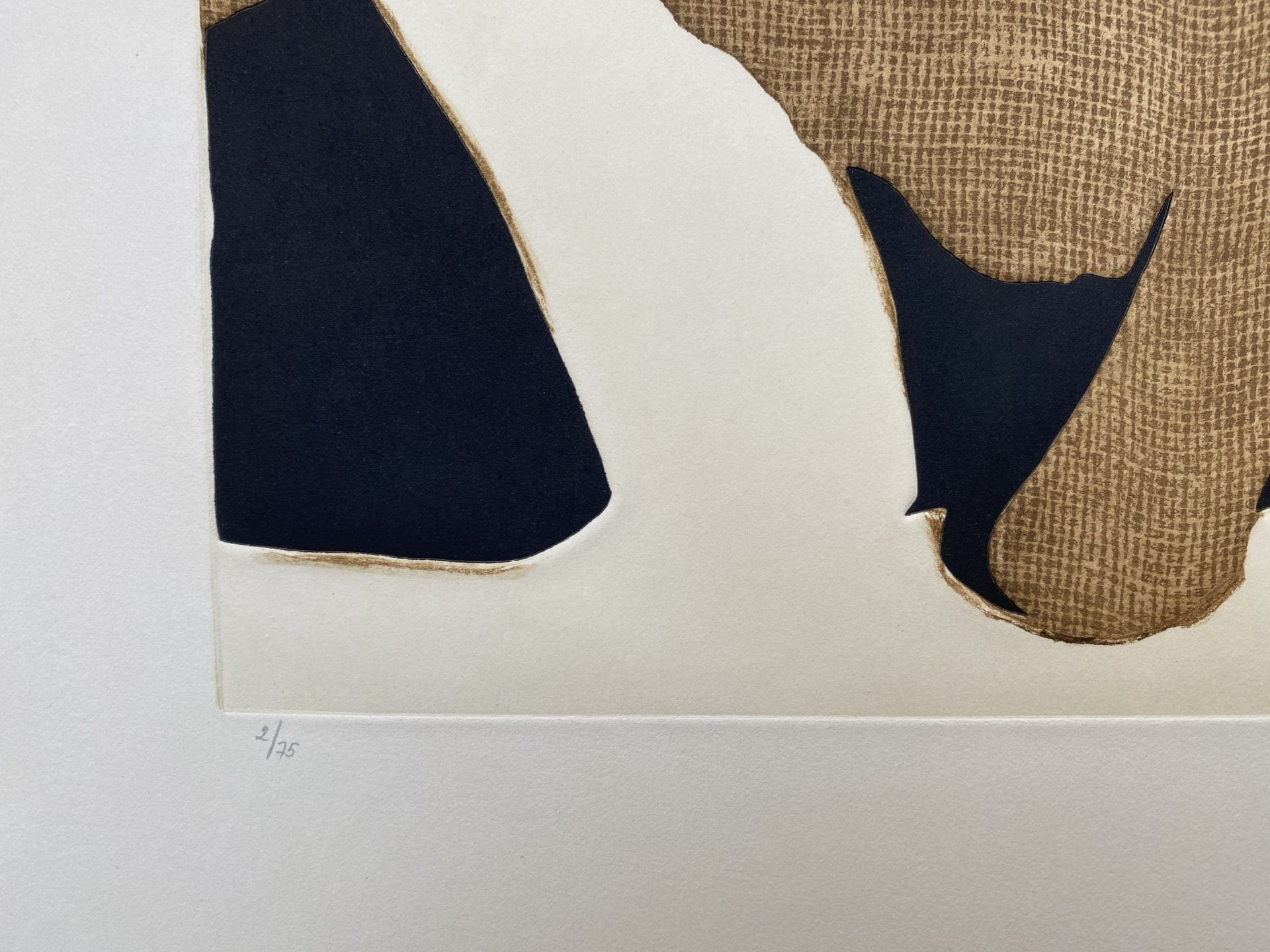 Conrad Marca-Relli – Composition 5 – Numéroté 2/75 – 1977