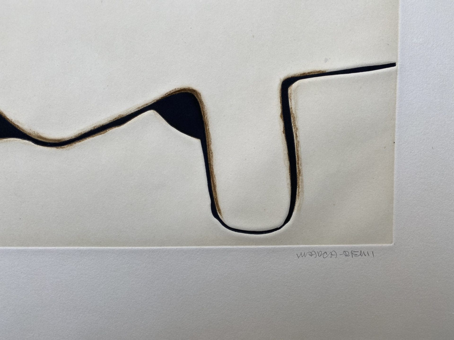 Conrad Marca-Relli – Composition 5 – Numéroté 2/75 – 1977