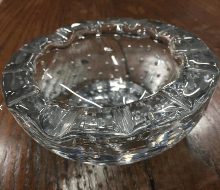 Cendrier en Cristal Daum Nancy France
