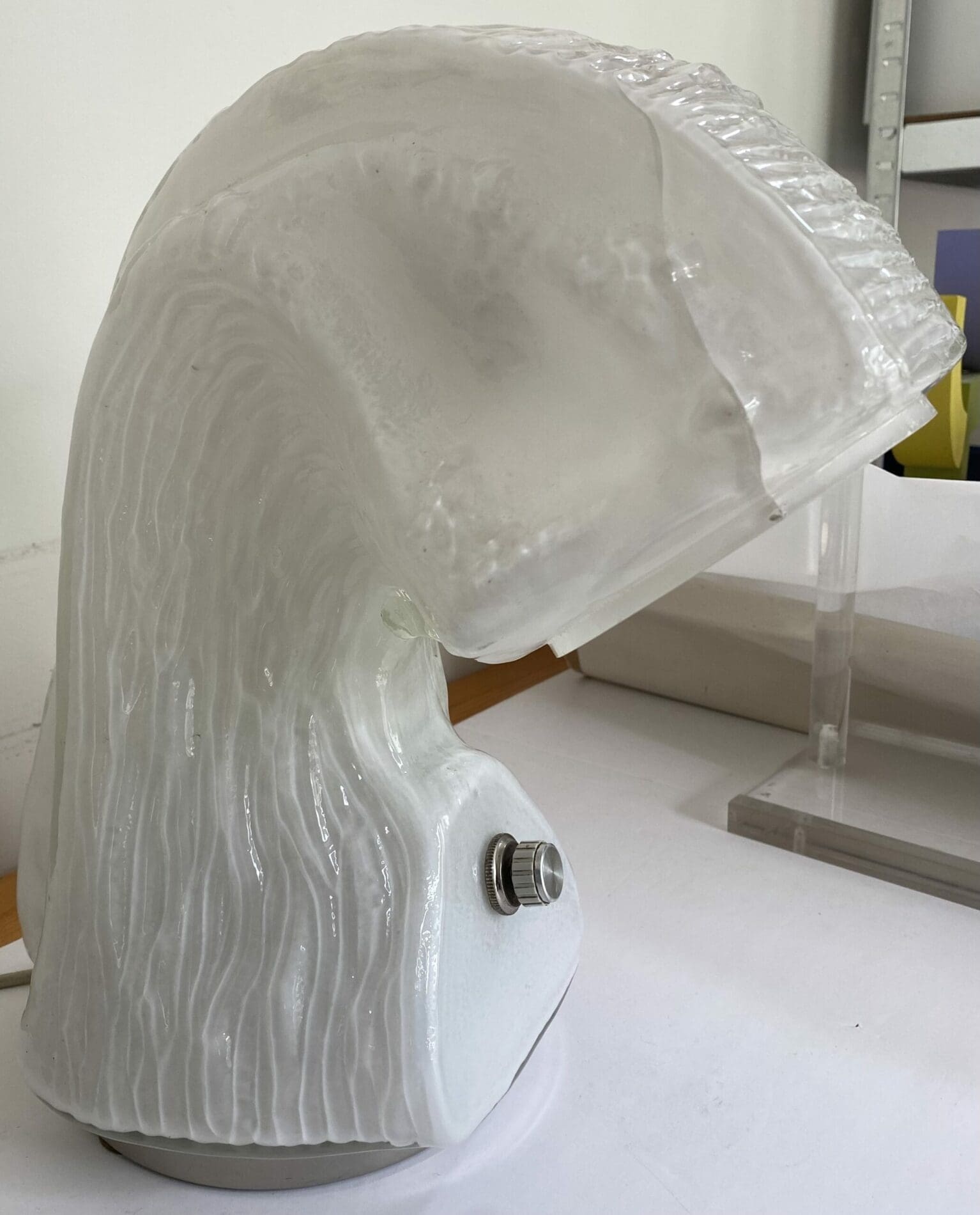 Lampe Carlo Nason en verre de Murano pour Mazzega – Design organique des années 60