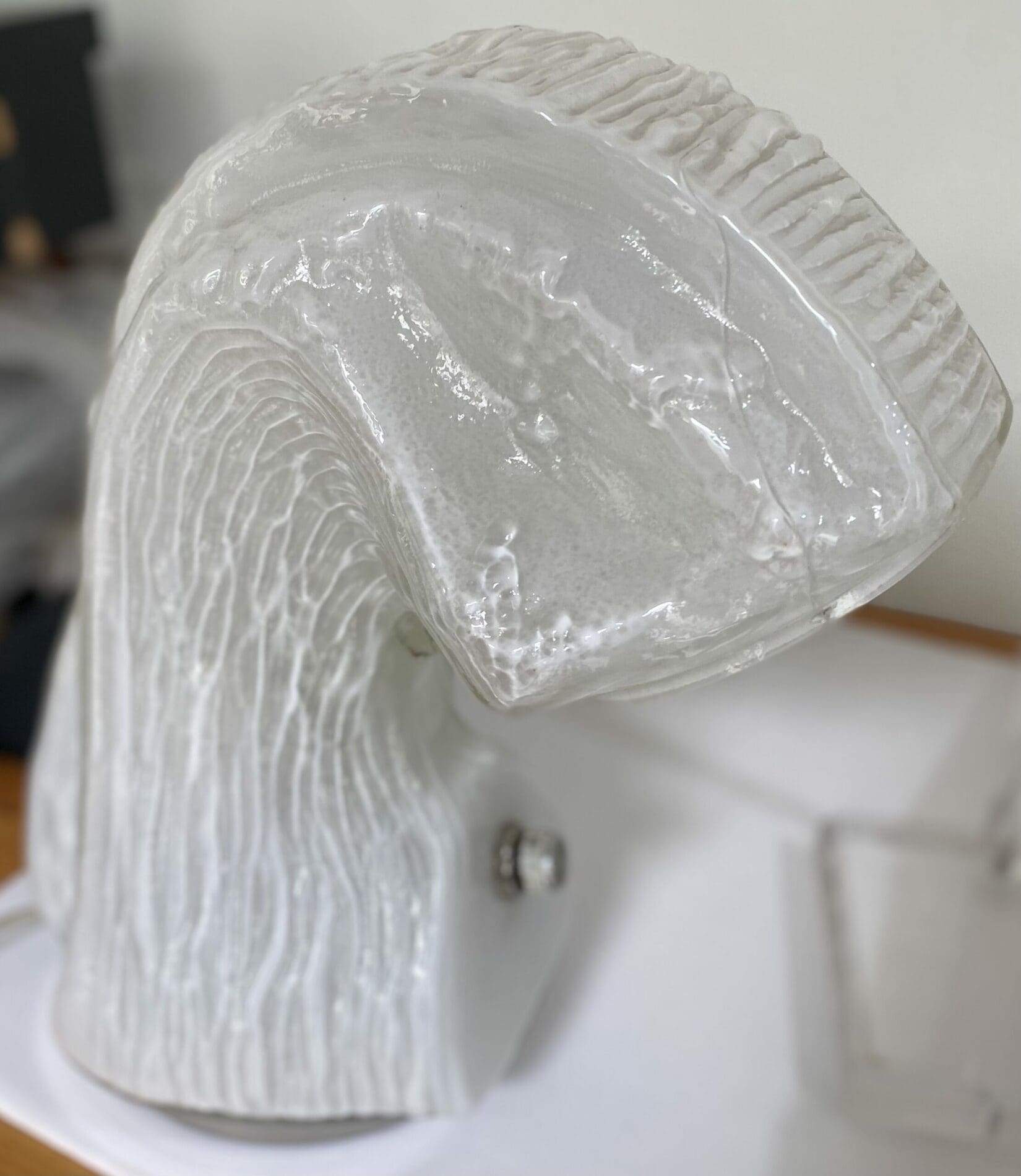 Lampe Carlo Nason en verre de Murano pour Mazzega – Design organique des années 60