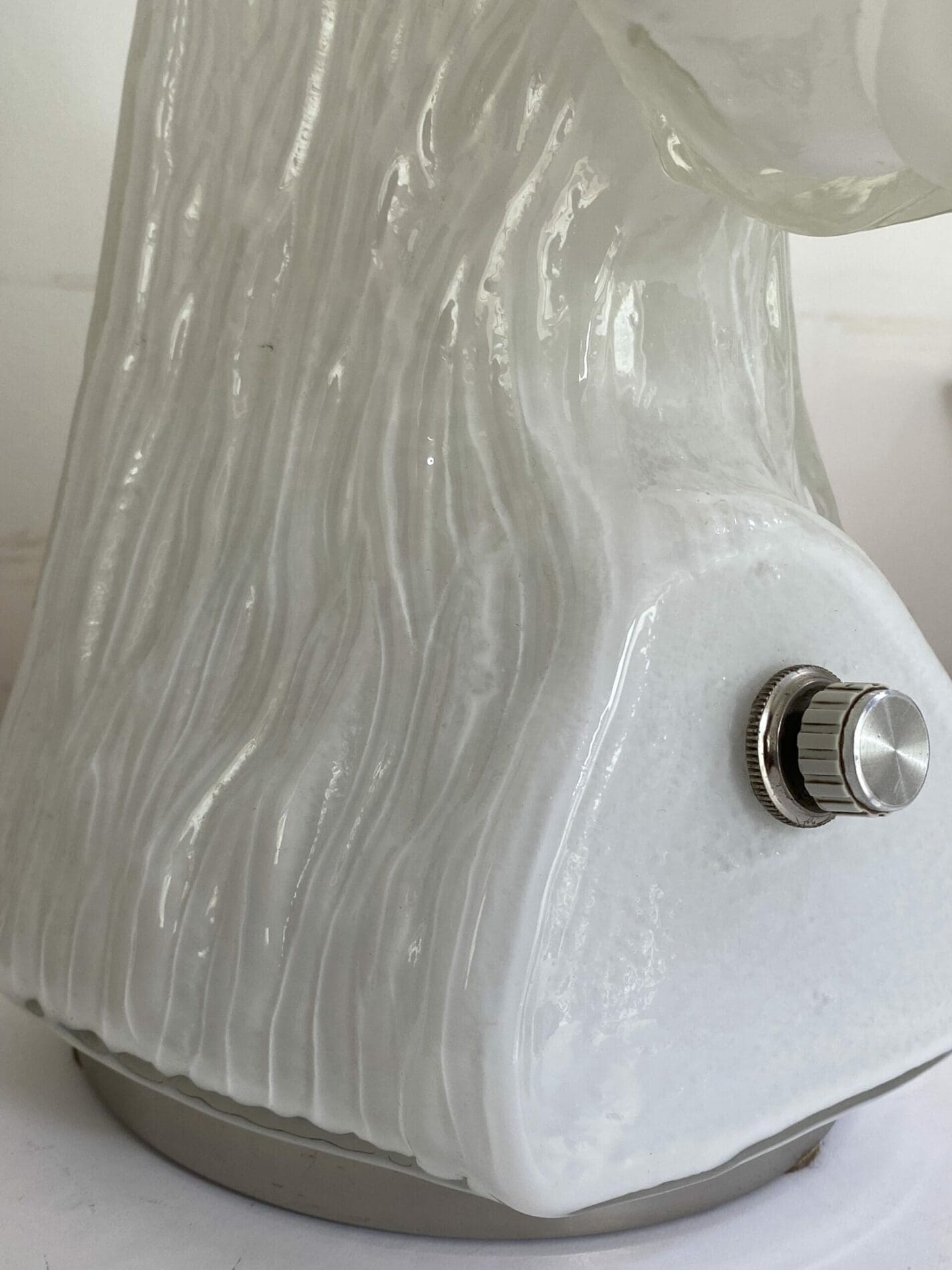 Lampe Carlo Nason en verre de Murano pour Mazzega – Design organique des années 60