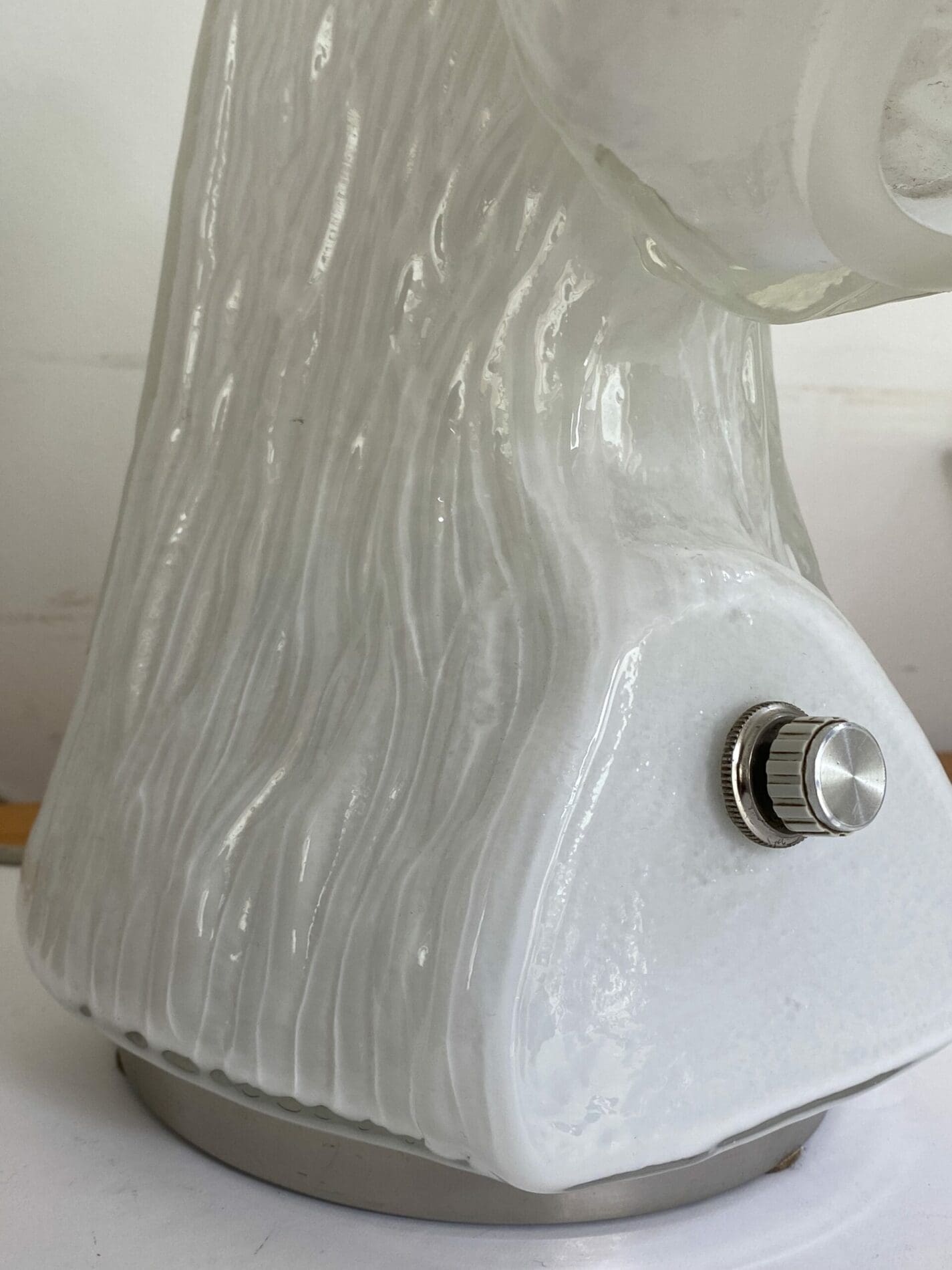 Lampe Carlo Nason en verre de Murano pour Mazzega – Design organique des années 60