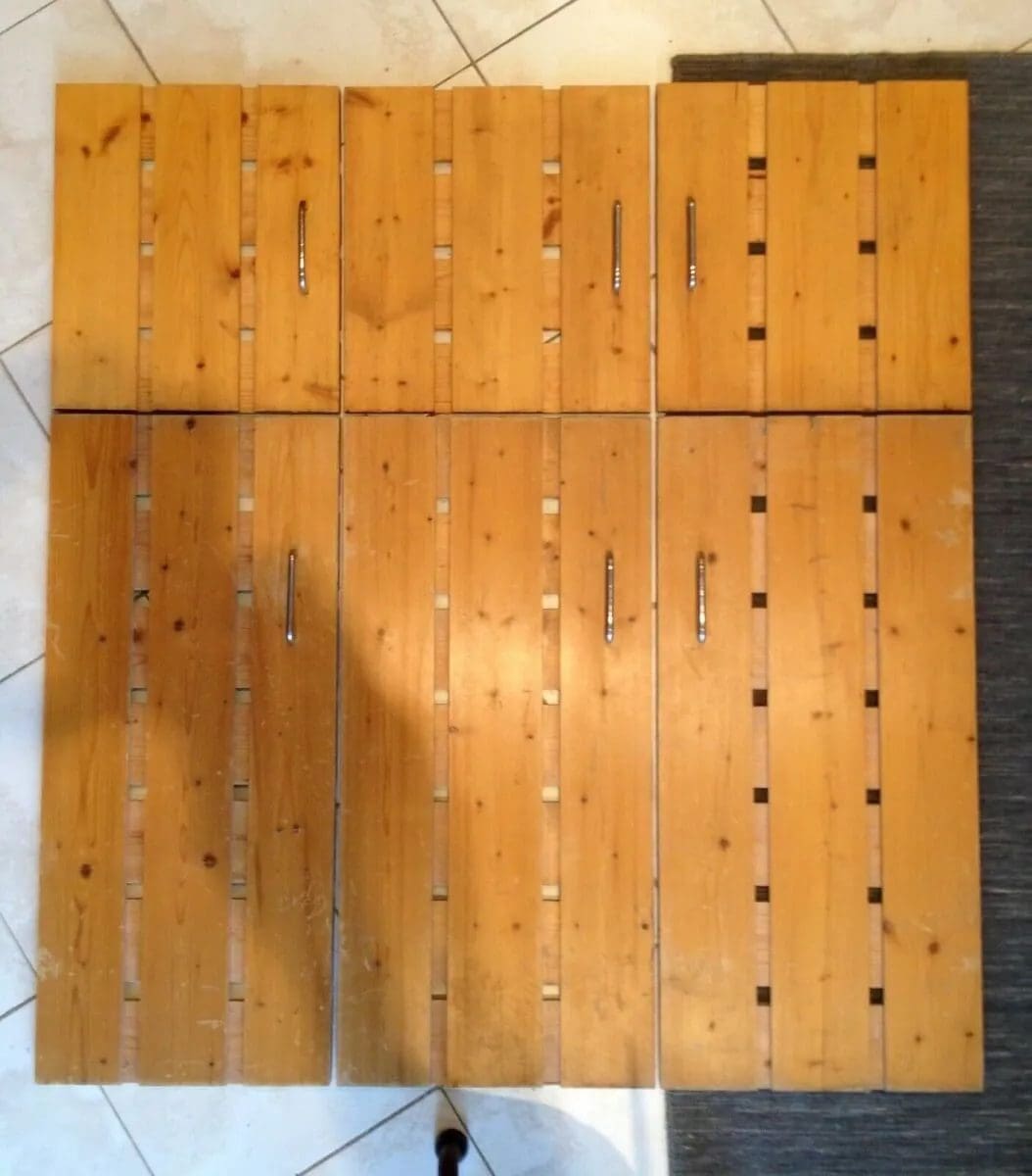 Charlotte Perriand – Ensemble de 6 portes de cuisine
