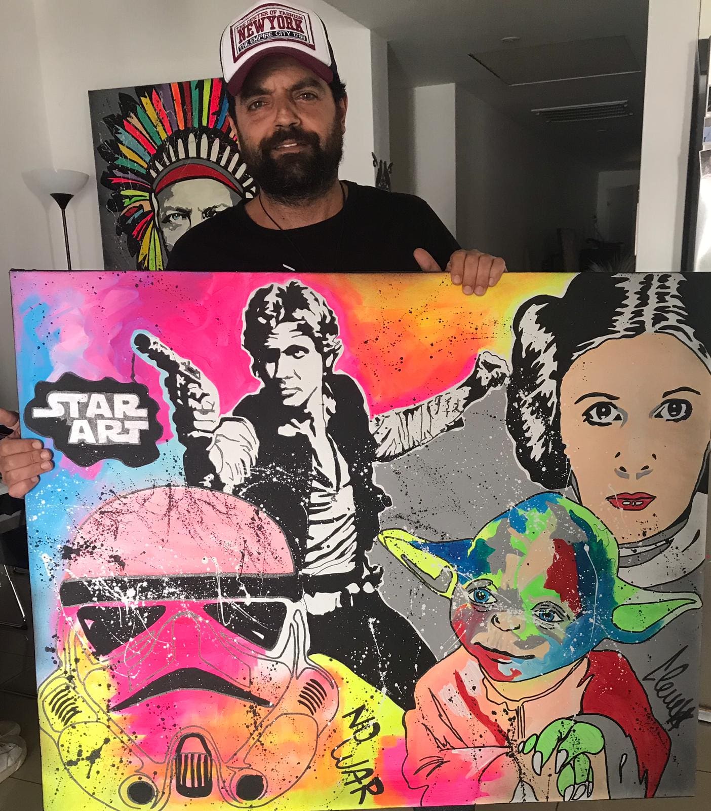 Clem$ – Star Art- 2020 – Acrylique sur toile