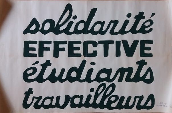 Atelier des Beaux-Arts – Solidarité – Affiche