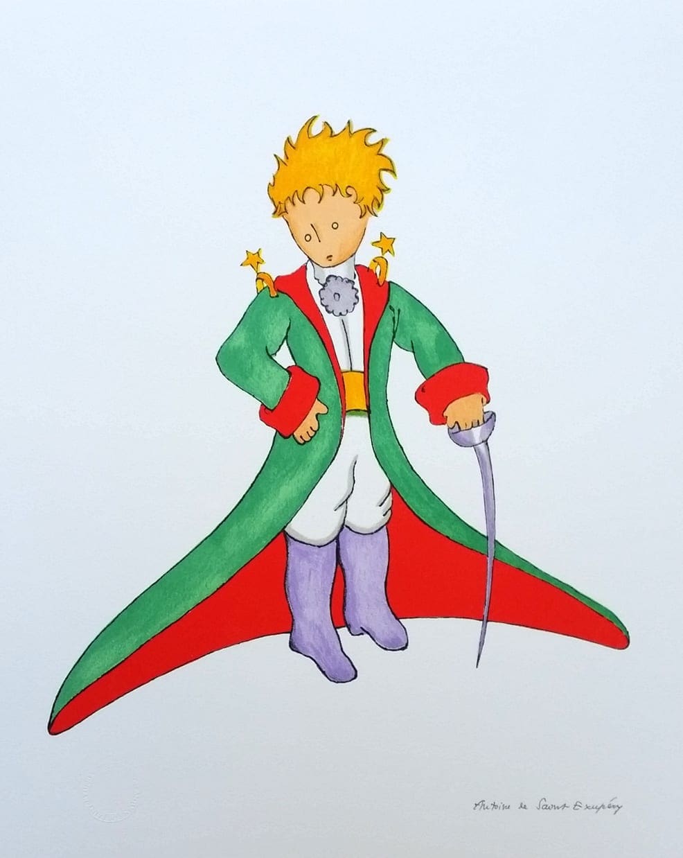 DE SAINT-EXUPERY (d’après) – Le Petit Prince en costume – 2009