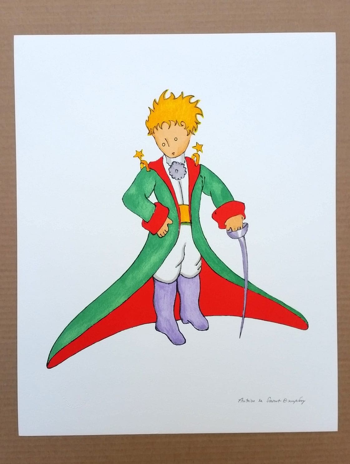 DE SAINT-EXUPERY (d’après) – Le Petit Prince en costume – 2009
