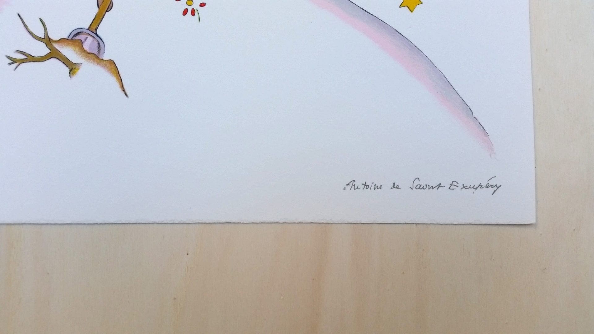 Antoine de Saint Exupéry (d’après) – Le Petit Prince sur son volcan
