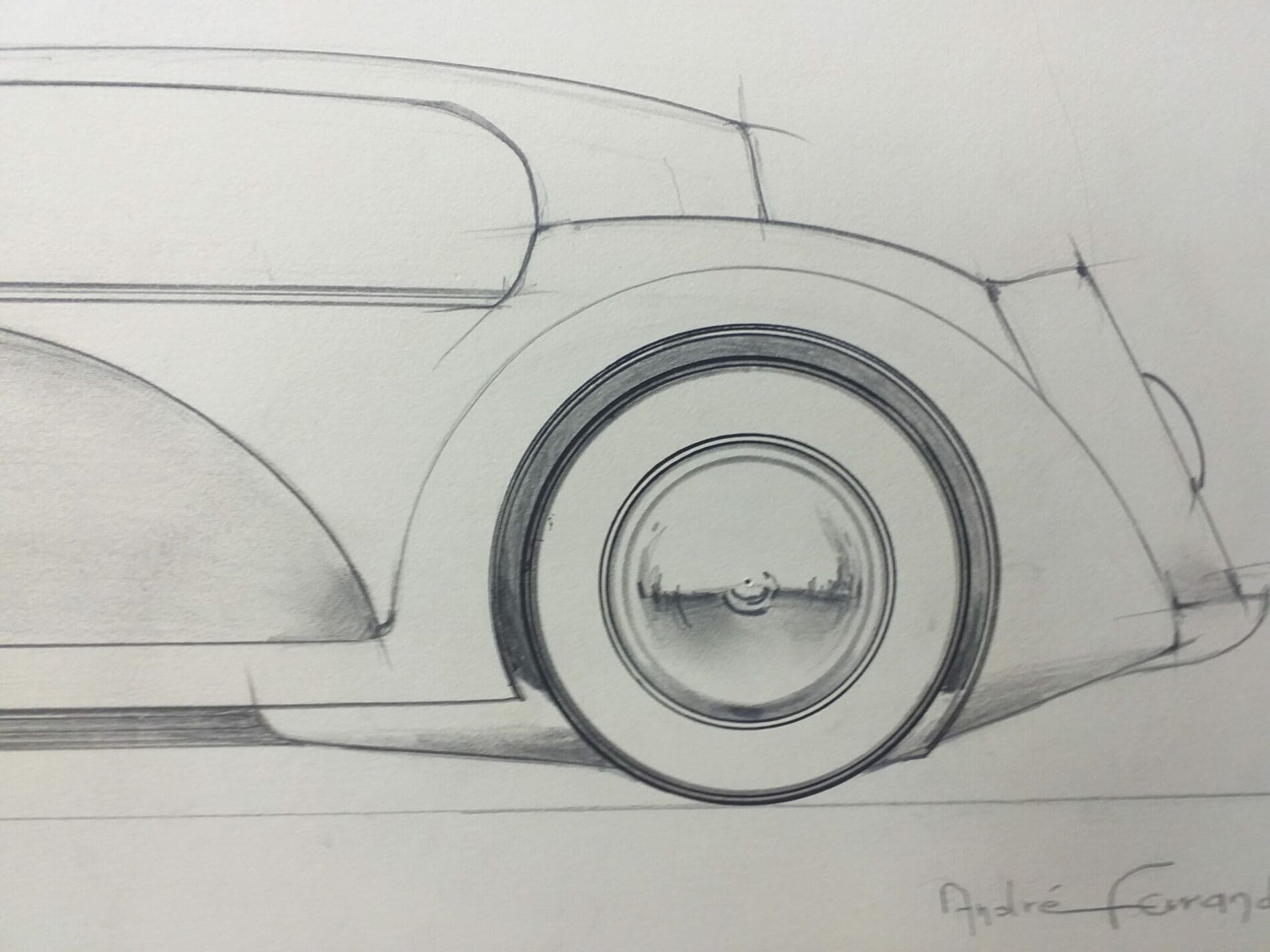 André Ferrand – Dessin Grand coupé 3