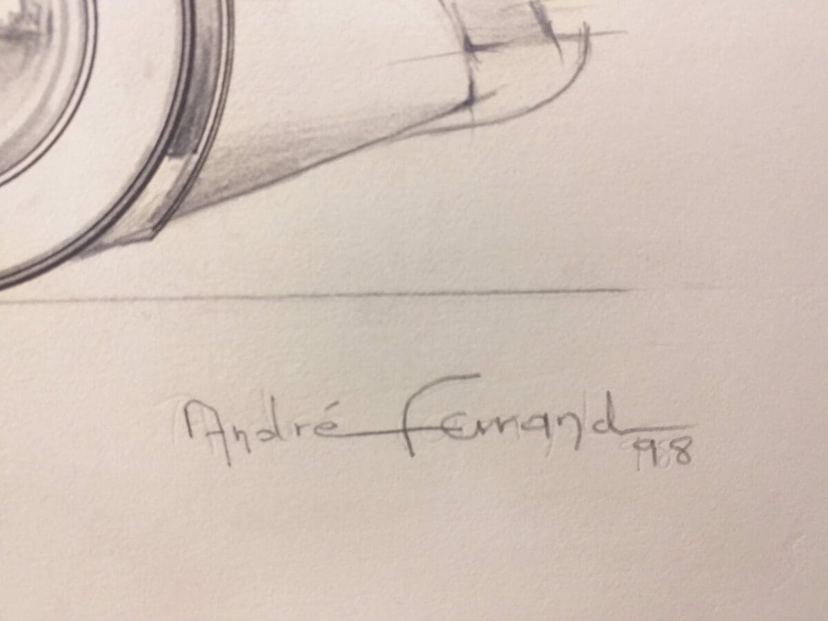 André Ferrand – Dessin Grand coupé 3