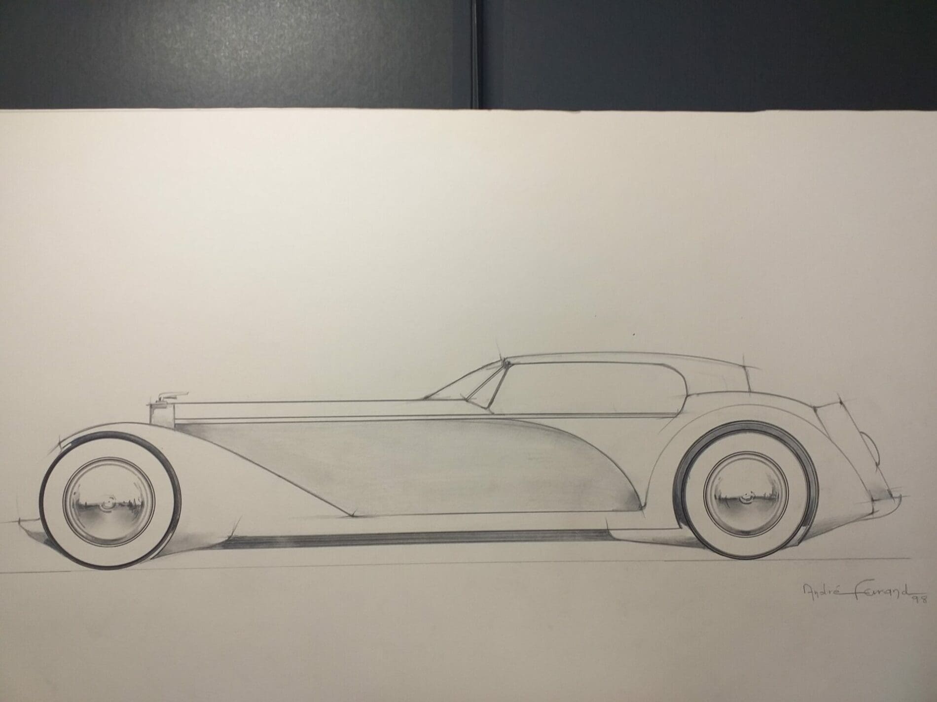 André Ferrand – Dessin Grand coupé 3