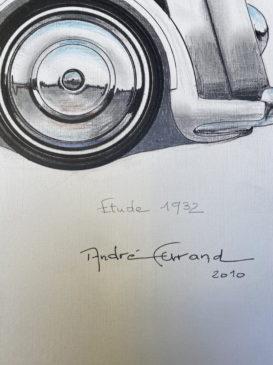 André Ferrand – Dessin « Étude 1932 »