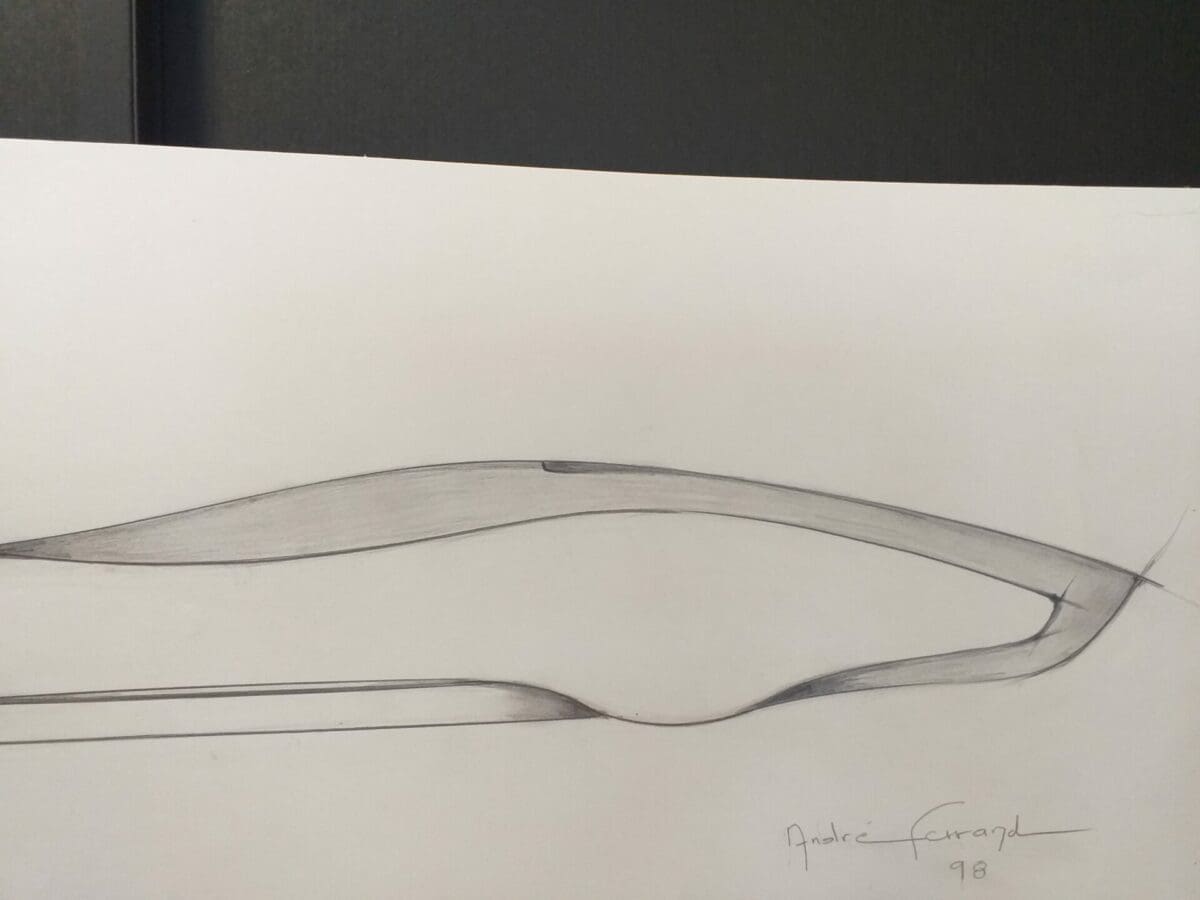 André Ferrand – La ligne Pure – Dessin