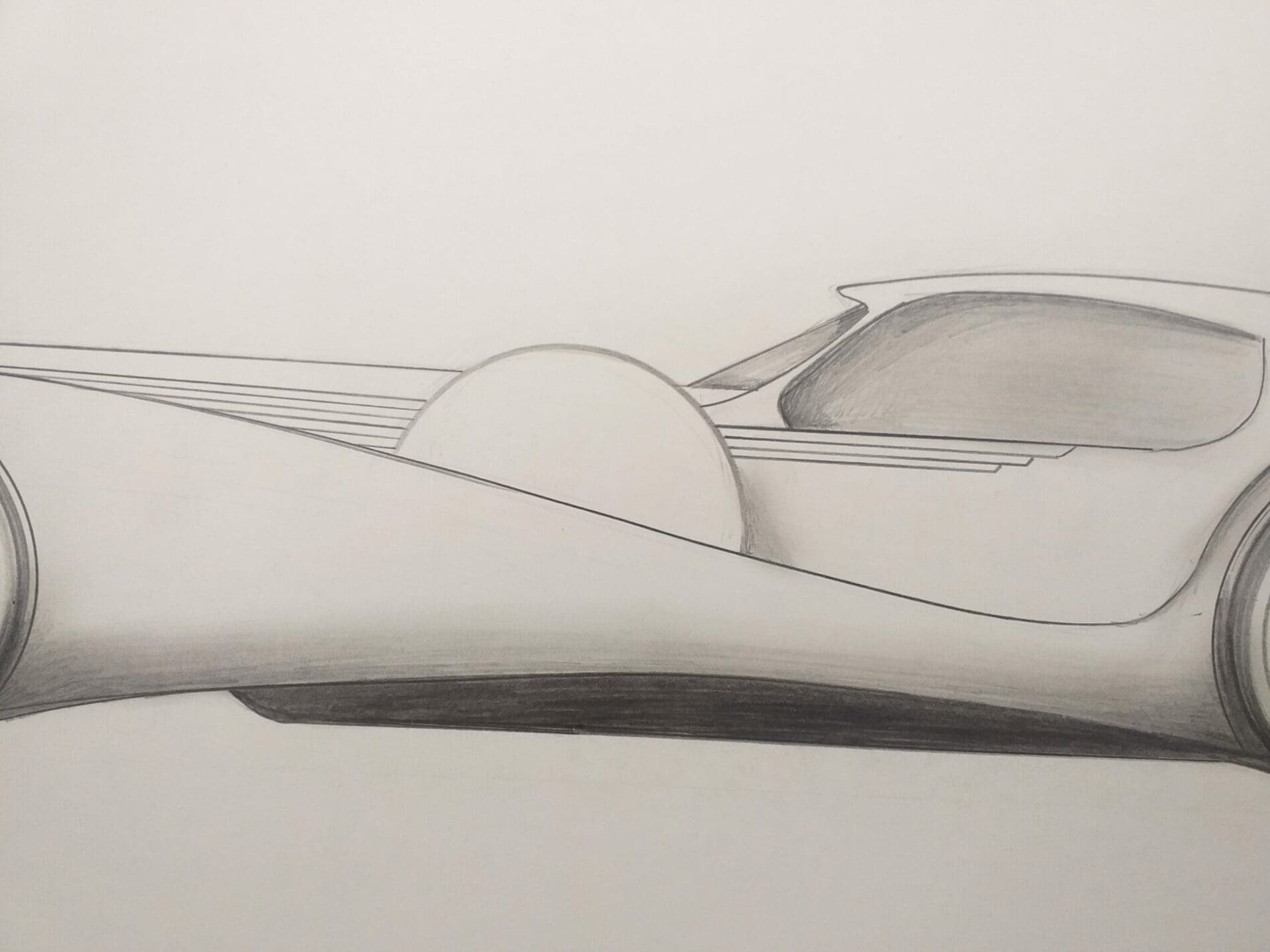 André Ferrand – dessin Grand coupé 4
