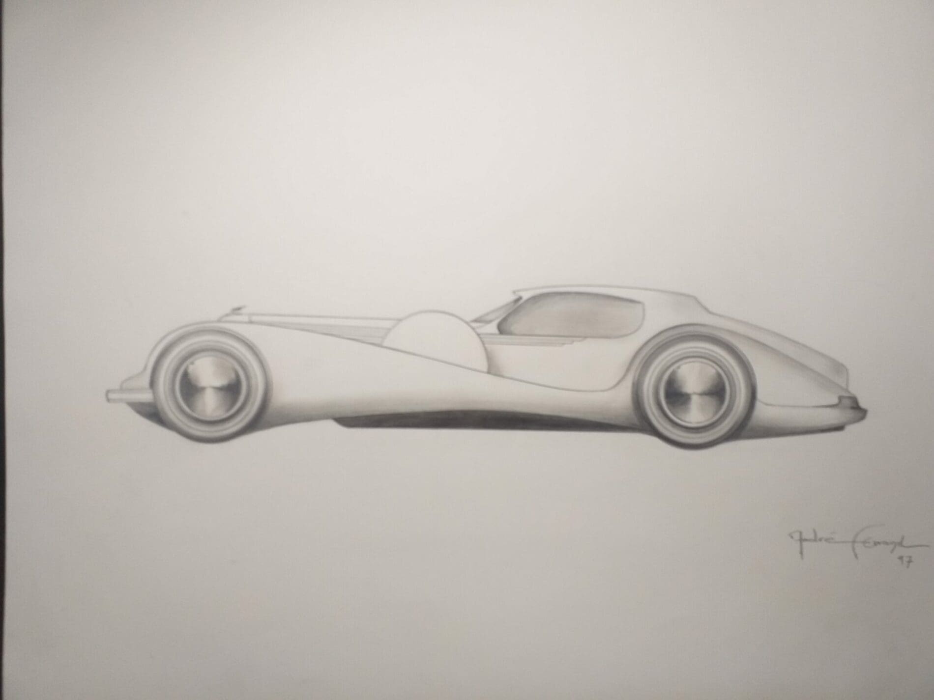 André Ferrand – dessin Grand coupé 4