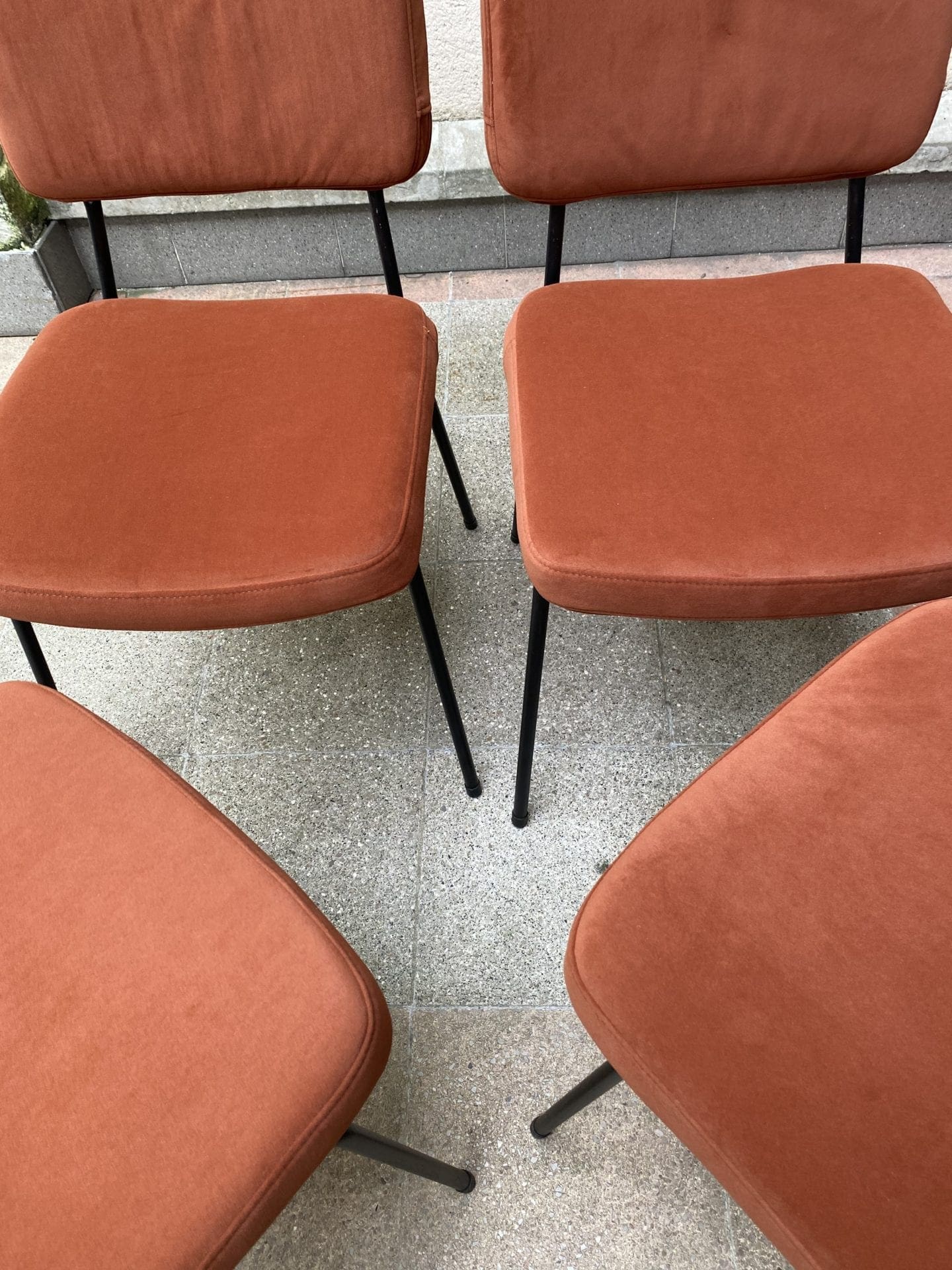 André Simard – Série de 4 chaises – Edition airborne