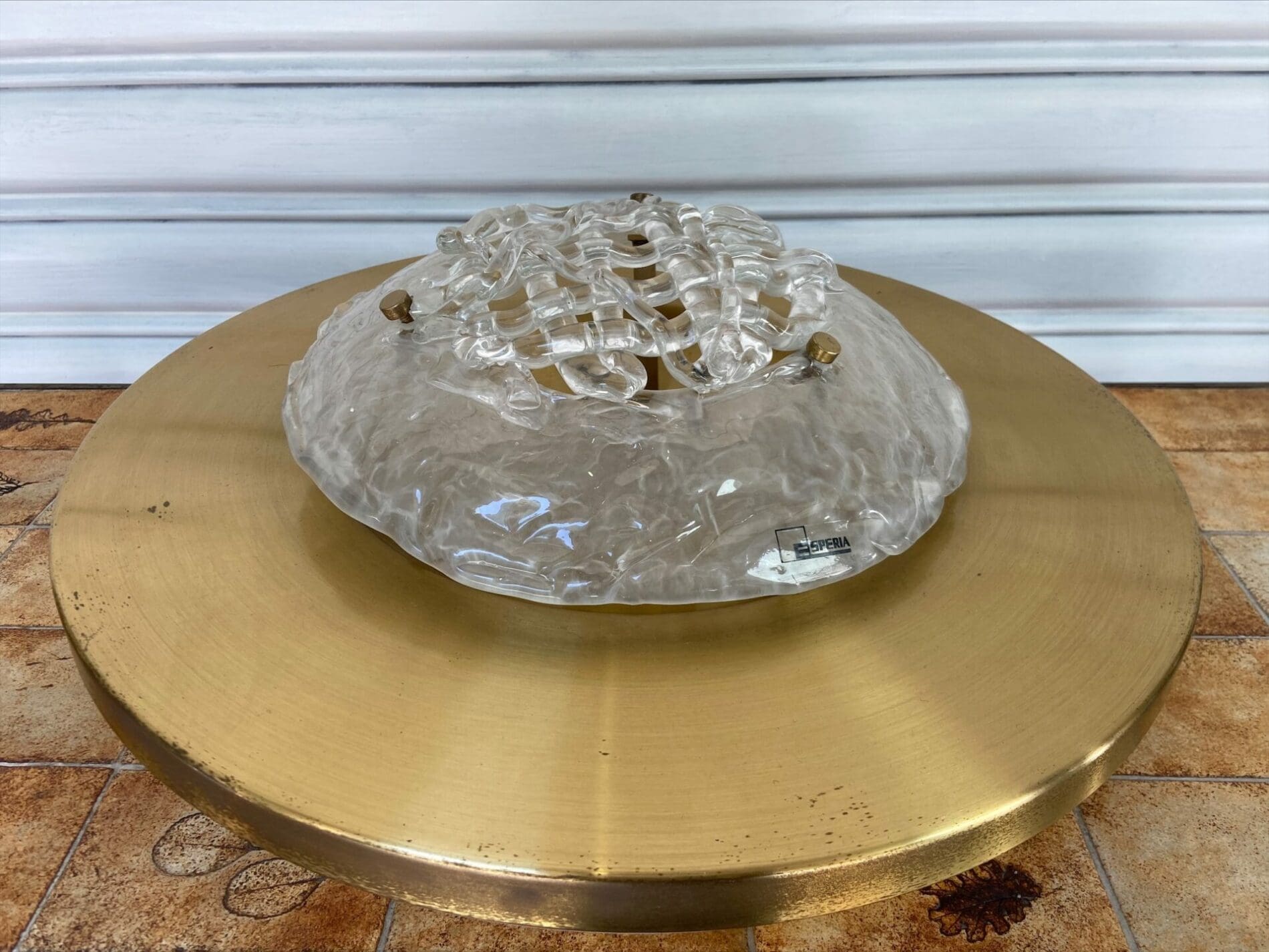 Angelo Brotto – Grande applique et plafonnier modèle « Pompeo »